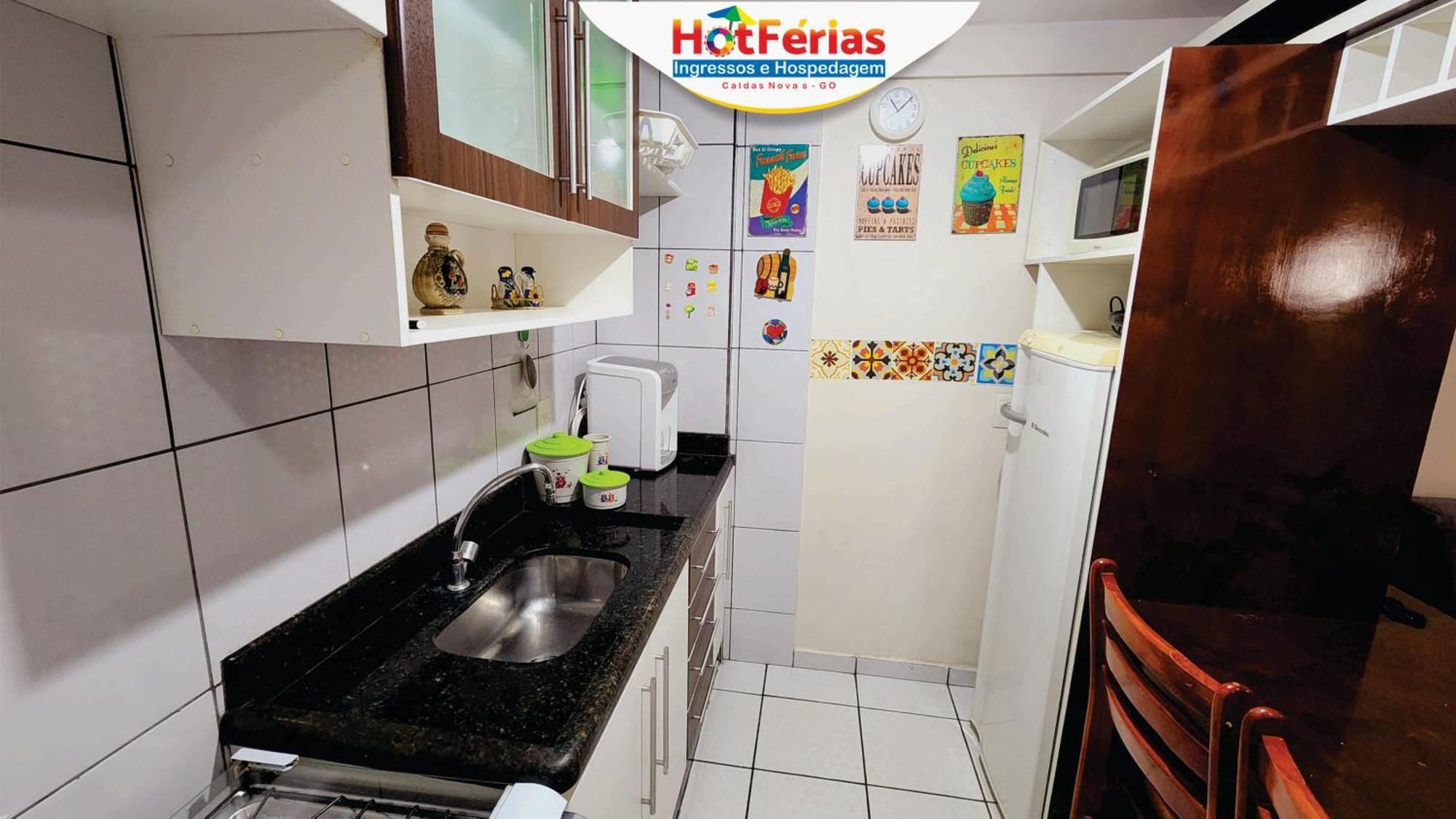 Flat Paradise, Piscinas Termais, Proximo Ao Centro - Hotferias Caldas Novas Exterior photo