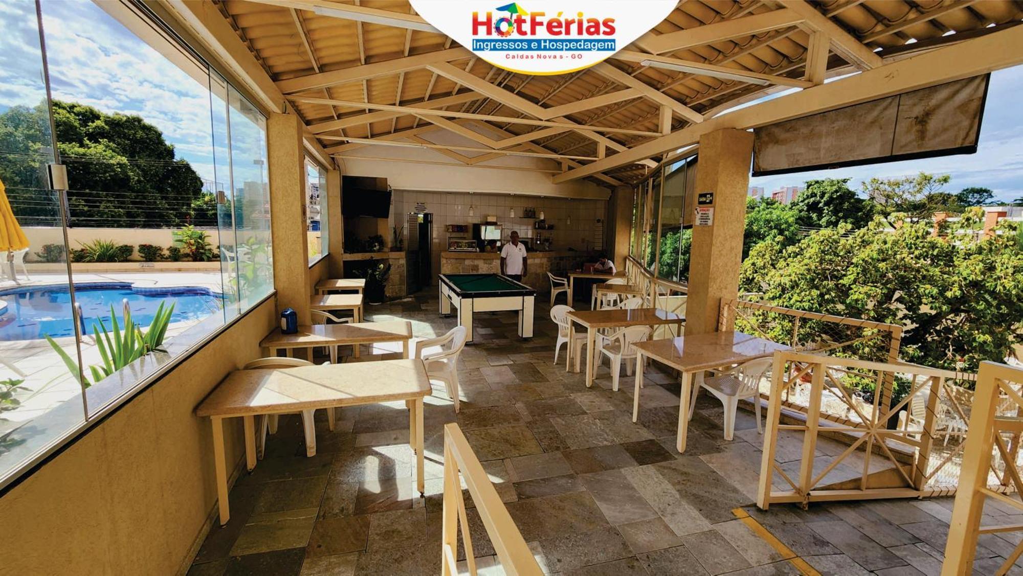 Flat Paradise, Piscinas Termais, Proximo Ao Centro - Hotferias Caldas Novas Exterior photo