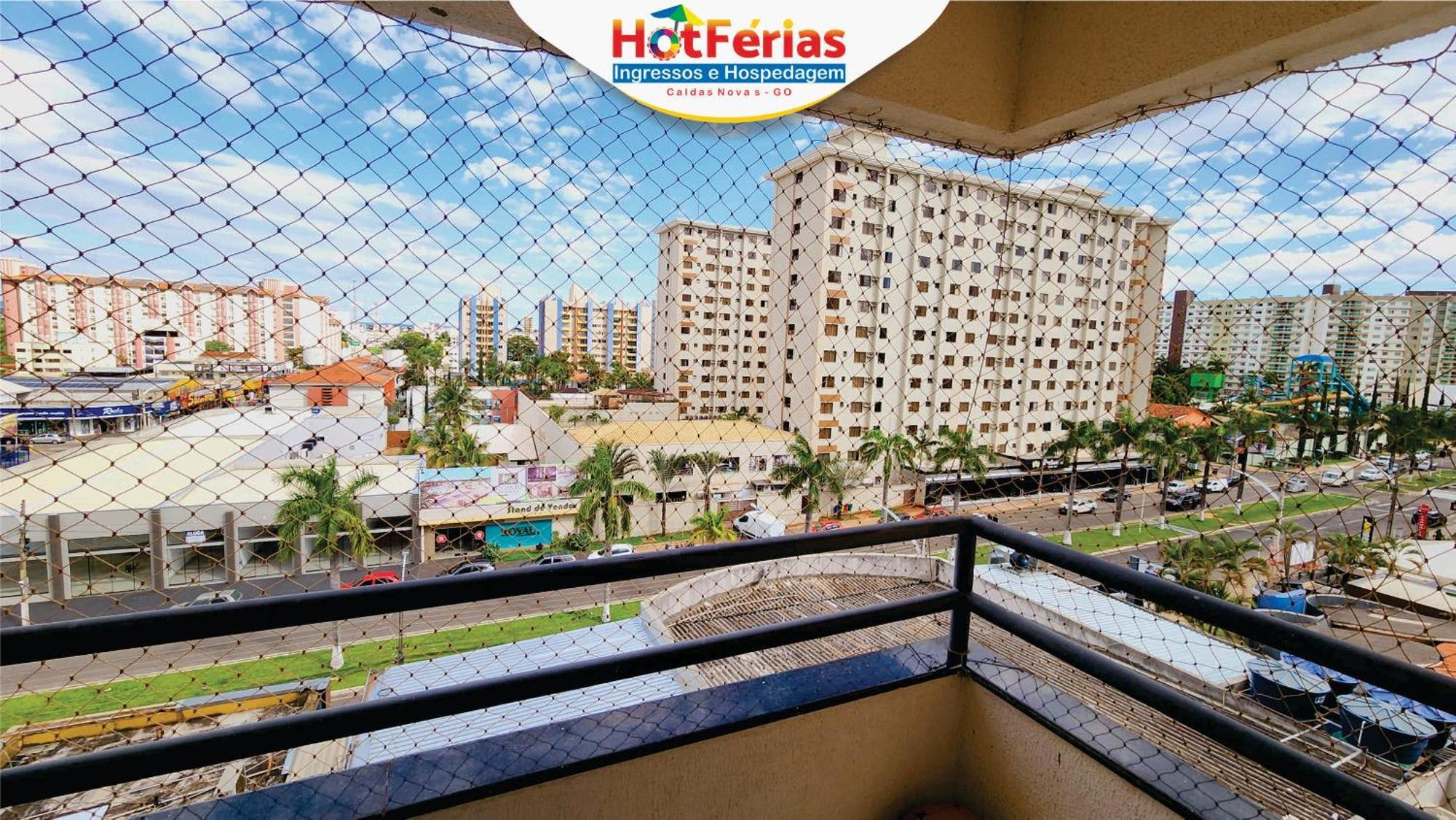 Flat Paradise, Piscinas Termais, Proximo Ao Centro - Hotferias Caldas Novas Exterior photo